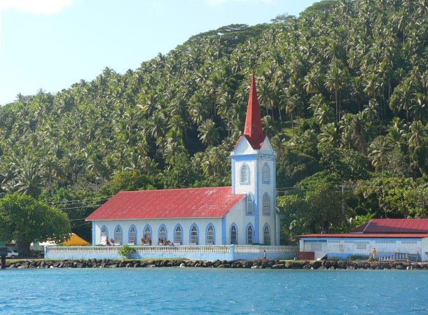 29- Tahaa, L'eglise de Tiva 
